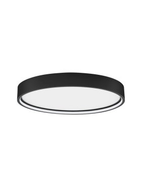 Nova Luce Olaf - Deckenleuchte - Ø 45 x 5 cm - 30W dimmbare LED inkl. - sand schwarz