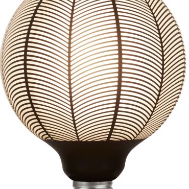 Searchlight Magician LED-Glühlampe - Ø 13 x 17 cm - E27 - 4W dimmbar - 1800K - schwarz