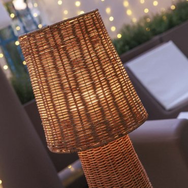 New Garden Lola 110 Nature - Stehleuchte  - Ø 26 x 110 cm - IP54 - Rattan