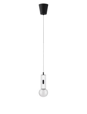 Nova Luce Chronos - Hängelampe - Ø 13 x 300 cm - 11W dimmbar LED inkl. - weiß