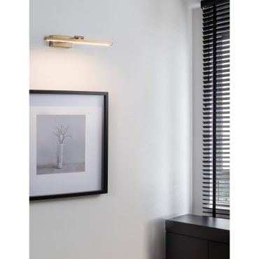 Nova Luce Marnell - Wandleuchte - 37,6 x 20,5 x 5,5 cm - 12W LED inkl - Messing antik