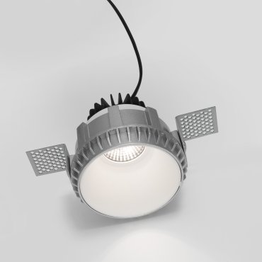 Nova Luce Belluno - randloser Einbaustrahler - Ø 82 mm, Ø 105 mm Einbaugröße - IP54 - weiß