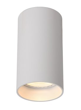 Lucide Delto Round - Aufbaustrahler - Ø 5,5 x 10 cm - 5W dimmbare LED inkl - dimmbar bis warm - weiß