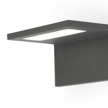 Faro Ele - Wandleuchte - 17 x 13,5 x 9 cm - 6W LED inkl. - IP54 - dunkelgrau