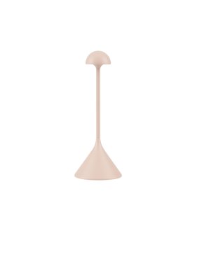 Nova Luce Dalt - wiederaufladbare Tischleuchte für den Außenbereich - Ø 9,5 x 25 cm - 1W dimmbare LED inkl. - IP54 - creme