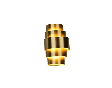 Artdelight Rolls - Wandleuchte - 13 x 13 x 22 cm - Bronze