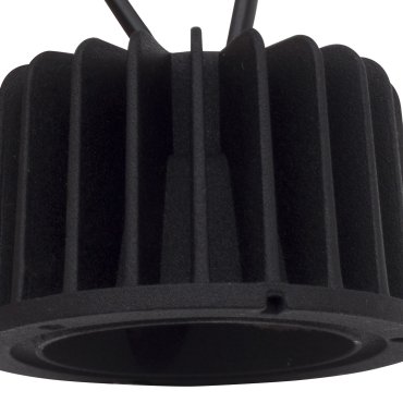 Nova Luce Cob - LED-Modul - Ø 6,3 x 3,8 cm - 10W LED inkl. nicht dimmbar - IP44 - schwarz - weiße Lichtfarbe