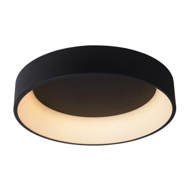Lucide Talowe - Deckenleuchte - Ø 60 x 13 cm - 42W dimmbare LED inkl - schwarz