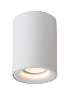 Lucide Bentoo Round - Aufbaustrahler - Ø 8 x 11 cm - 5W dimmbare LED inkl. - weiß