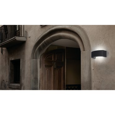 Faro Ancora - Wandleuchte - 26,4 x 11 x 9 cm - IP44 - dunkelgrau
