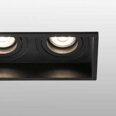 Faro Hyde - Einbaustrahler - 89 x 89 mm, 165 x 83 mm Einbaumaß - mattschwarz