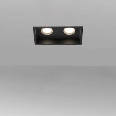 Faro Hyde - Einbaustrahler - 89 x 89 mm, 165 x 83 mm Einbaumaß - IP44 - mattschwarz