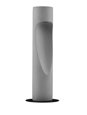 Nova Luce Nodino - Gartenpfosten - Ø 18 x 50 cm - 6W LED inkl. - IP65 - grau