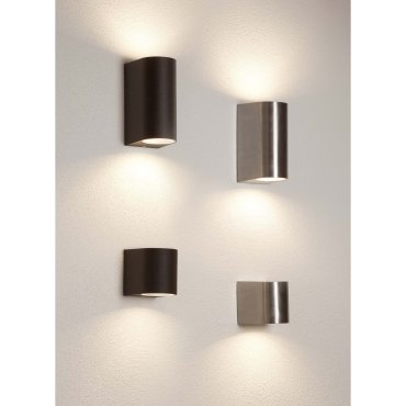 Searchlight Stratton - Außenwandleuchte - 7 x 15 cm - IP44 - schwarz