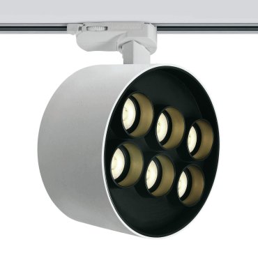 ONE Light Dark Light Tubes - Stromschienenstrahler - 3-Phasen-Schienensystem - Ø 13,5 x 7,7 cm - 36W LED inkl. - weiß