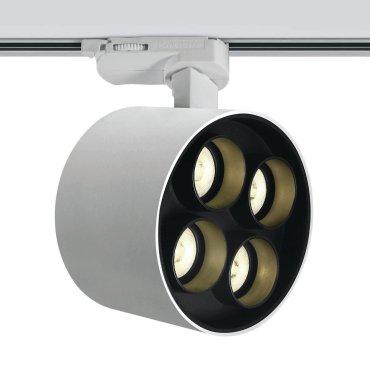 ONE Light Dark Light Tubes - Stromschienenstrahler - 3-Phasen-Schienensystem - Ø 13,5 x 7,7 cm - 24W LED inkl. - weiß