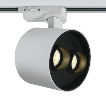 ONE Light Dark Light Tubes - Stromschienenstrahler - 3-Phasen-Schienensystem - Ø 9 x 7,3 cm - 12W LED inkl. - weiß