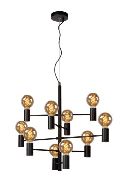 Lucide Leanne - Hängeleuchte - 75 x 49 x 190 cm - schwarz