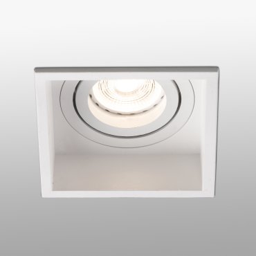 Faro Hyde - Einbaustrahler - 89 x 89 mm, 83 x 83 mm Einbaumaß - mattweiß