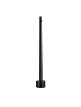 Nova Luce Luxor - Gartenleuchte - Ø 8 x 60 cm - 4W LED inkl. - IP65 - Sand schwarz