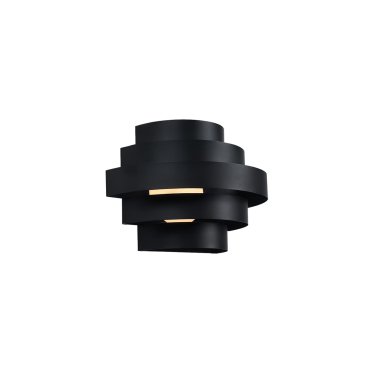 VK Lighting Aleria - wandleuchte  - Ø 37 x 26 cm - 3-stufig dimmbare - 11W LED inkl. - schwarz