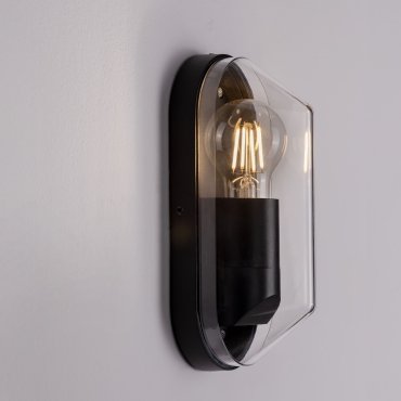 Nova Luce Amel - Außenwandleuchte - 9,5 x 23 x 9 cm - IP65 - dunkel anthrazit