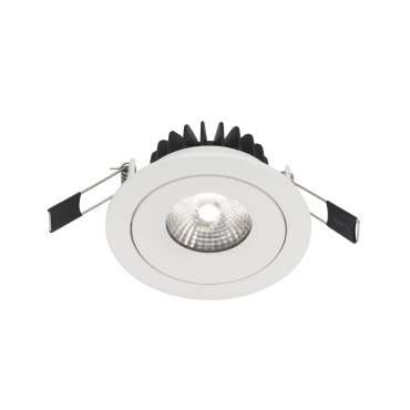 Nova Luce Lazio - Einbaustrahler - Ø 92 mm, Ø 82 mm Einbaumaß - IP54 - weiß