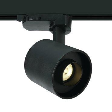 ONE Light Dark Light Tubes - Stromschienenstrahler - 3-Phasen-Schienensystem - Ø 6,8 x 6,6 cm - 6W LED inkl. - schwarz