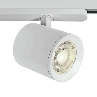 AUSSTELLUNGSSTÜCK - ONE Light Shop PRO – Strahler für Schienensystem – Dreiphasen-Schienensystem – Ø 10 x 11,1 cm – 30W LED inklusive – Weiß – Lichtfarbe Weiß