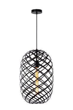 Lucide Wolfram - Hängeleuchte - Ø 32 x 180 cm - schwarz