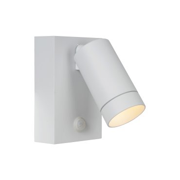 Lucide Taylor - Außenwandleuchte mit Sensor - 10 x 15 x 15,6 cm - IP44 - weiß