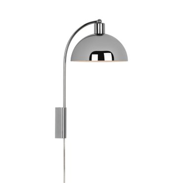Nordlux Ellen - Wandleuchte mit Schalter - 26 x 26 x 43 cm - Chrom