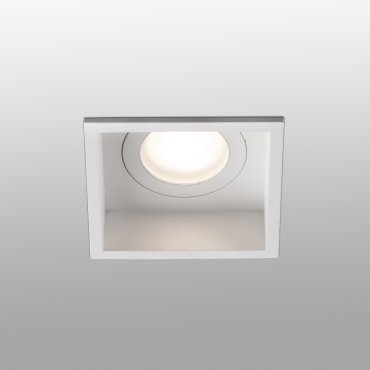 Faro Hyde - Einbaustrahler - 89 x 89 mm, 83 x 83 mm Einbaumaß - IP44 - mattweiß