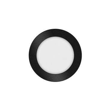 ETH Anne Round - deckenleuchte - Ø 17 x 2,7 cm - 3-stufig dimmbar - 10W LED inkl. - IP44 - schwarz
