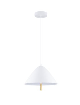 Nova Luce Oros - Hängelampe - Ø 40 x 150 cm - 17W LED inkl. - Sand weiß