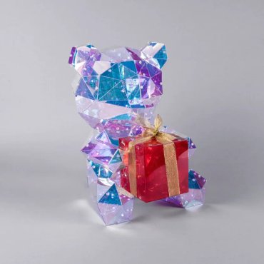 Konstsmide Diamant Teddy - Tischlampe - 30 x 37 x 40 cm - mehrfarbig