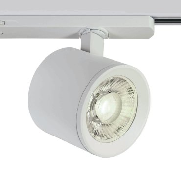 AUSSTELLUNGSSTÜCK - ONE Light Shop PRO – Stromschienenstrahler – dreiphasiges Schienensystem – Ø 10 x 8,7 cm – inkl. 20W LED – weiß – Lichtfarbe Weiß