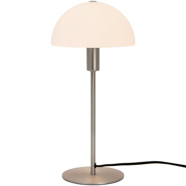 Nordlux Ellen 20 - Tischleuchte - Ø 20 x 40 cm - gebürsteter Stahl und Opal