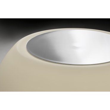 Faro Moy - Wand-/Deckenleuchte - Ø 14 x 13 cm - 4W LED inkl. - IP44 - Aluminium satiniert