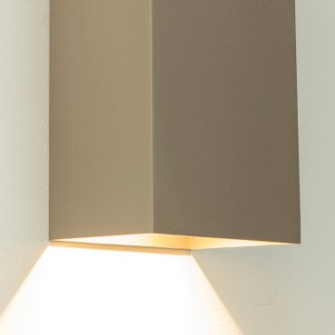 Artdelight Dante XL - Wandleuchte - 9 x 10 x 24 cm - champagnerfarben