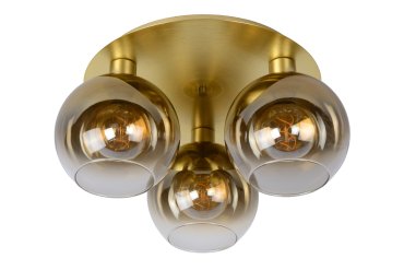 Lucide Marius - Deckenleuchte - Ø50 x 22 cm - matt gold/messing