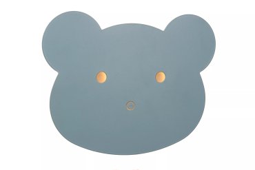 Lucide Charlie Bear - Wandleuchte - 26 x 4,2 x 20 cm - 7W dimmbare LED inkl - blau