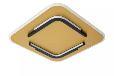 Lucide Andreas - Deckenleuchte - 40,5 x 40,5 x 5,1 cm - 30W LED inkl - gold