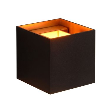 Lucide Xio - Wandleuchte mit verstellbarem Abstrahlwinkel - 9,7 × 9,7 × 9,7 cm - 4W dimmbare LED inkl. - schwarz