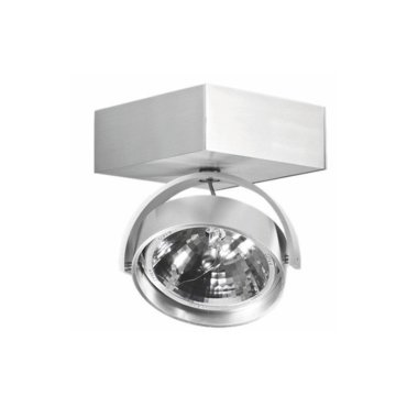 Artdelight Dutchess - Aufbaustrahler 1L - 12,8 x 12,8 x 18 cm - Aluminium