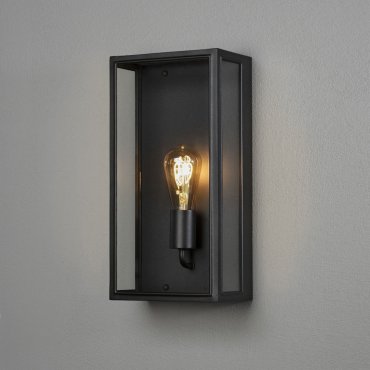 Konstsmide Carpi Large - außenwandleuchte - 20,5 x 12,5 x 40 cm - IP44 - schwarz