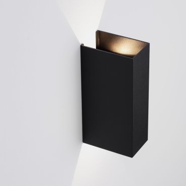 Nova Luce Orion - Außenwandleuchte - 8 x 16 x 4,5 cm -  4W LED inkl. - IP54 - dunkel anthrazit