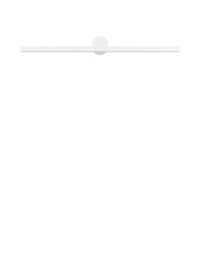 Nova Luce Breggo - wandleuchte - 81 x 7,5 x 10 cm - 17W LED inkl. - IP54 - Sand Weiß