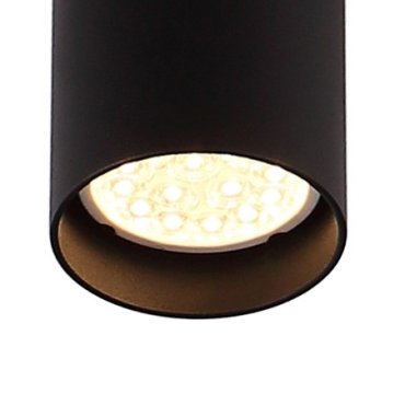Maxlight Pet Round - Aufbaustrahler - 10 cm - schwarz