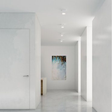 AUSSTELLUNGSSTÜCK - Maxlight Etna – Aufbau-Spot – 10 x 10 x 11 cm – 10W LED inkl. – Weiß